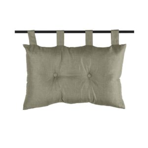 cuscino testata letto verde