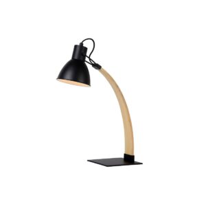lampada legno scrivania industrial