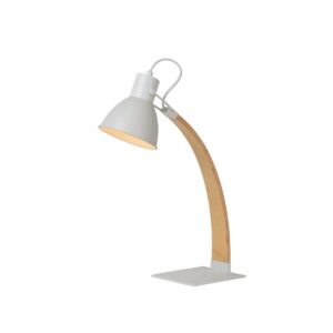 lampada bianca industrial scrivania