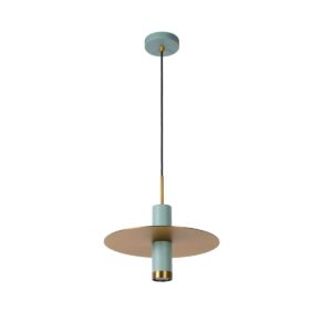 lampadario turchese oro
