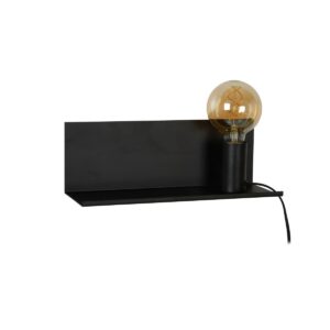 lampada comodino industrial nero