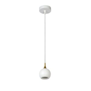 lampada sospesa industrial bianco