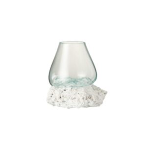 vaso vetro pietra