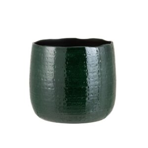 portavaso ceramica verde scuro
