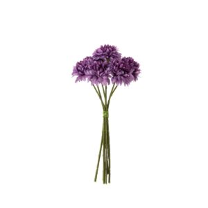mazzo fiori malva artificiale