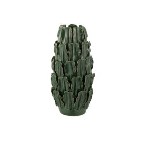 vaso foglia ceramica