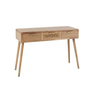 consolle mobile cassetti naturale legno