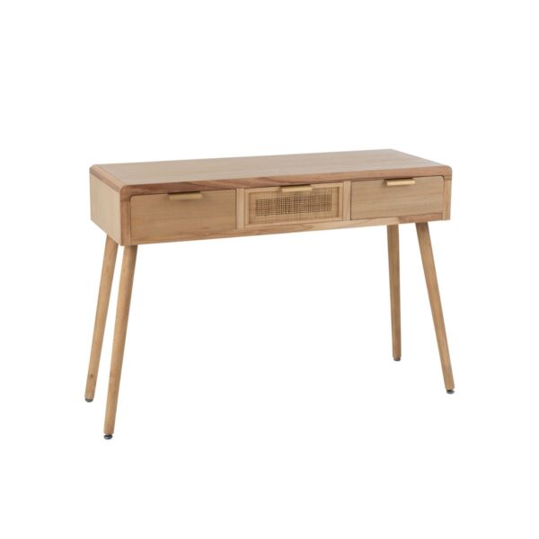 consolle mobile cassetti naturale legno