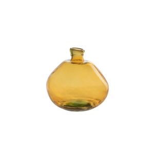 vaso arancione vetro piccolo