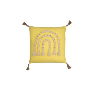 cuscino arcobaleno giallo
