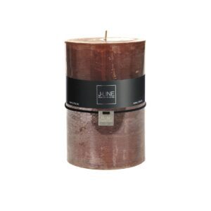 candela cilindro marrone