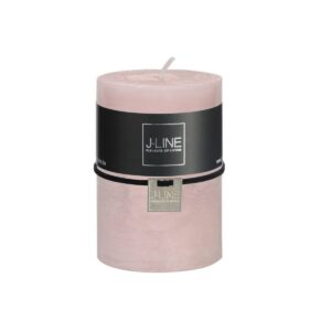 candela rosa pastello cilindro