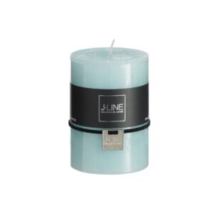 candela cilindro azzurro