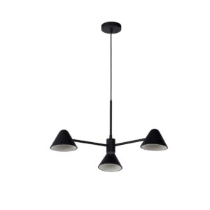 lampada sospesa devon nera moderna