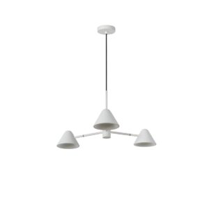 lampada devon bianca moderna sospesa