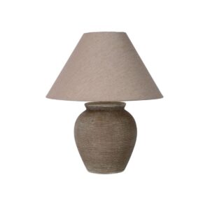 lampada tavolo marrone art neveau