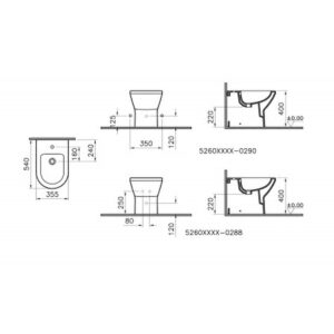 bidet monoforo integra