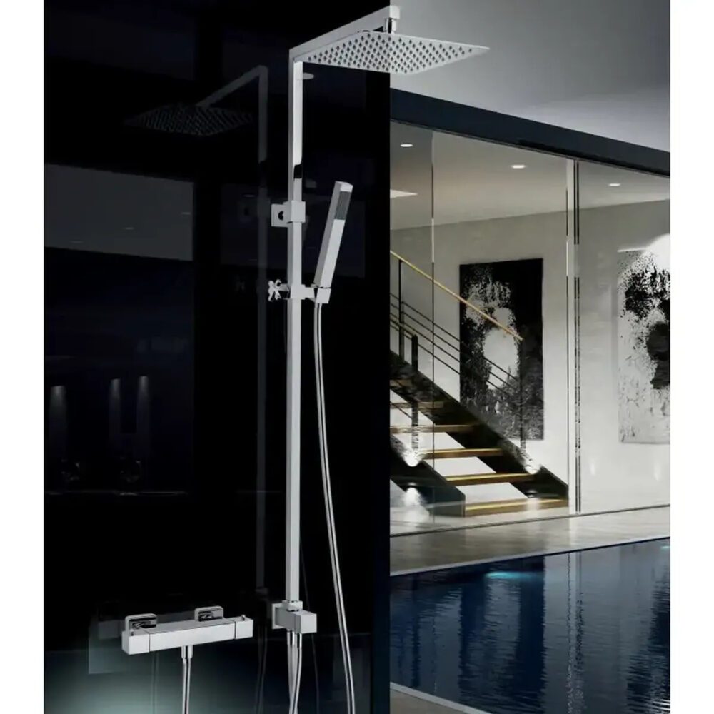 colonna doccia con deviatore glint