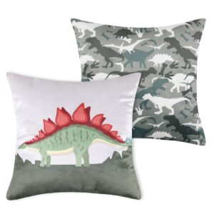 cuscino dinosauro grigio