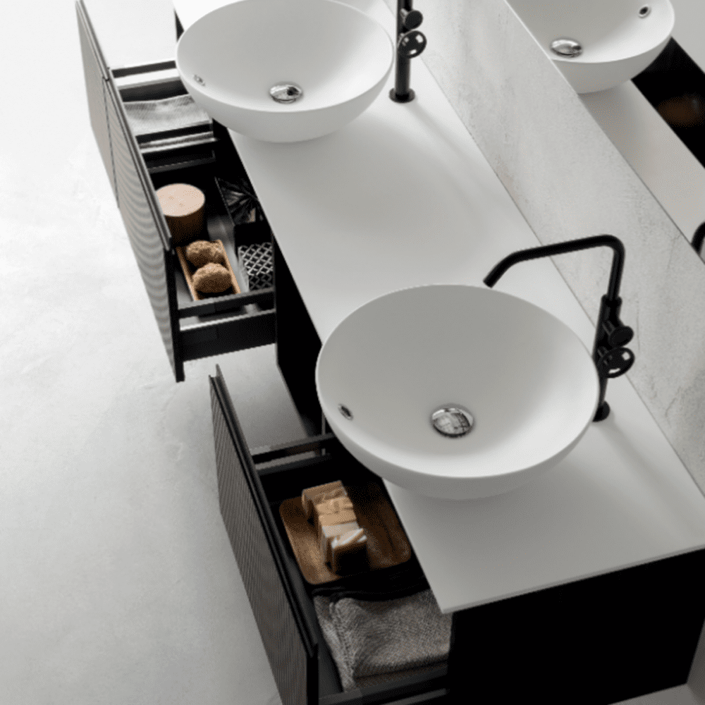 mobile bagno doppio con lavabi