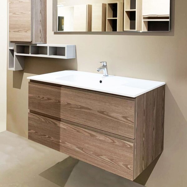 base con cassetti e lavabo colore tivoli