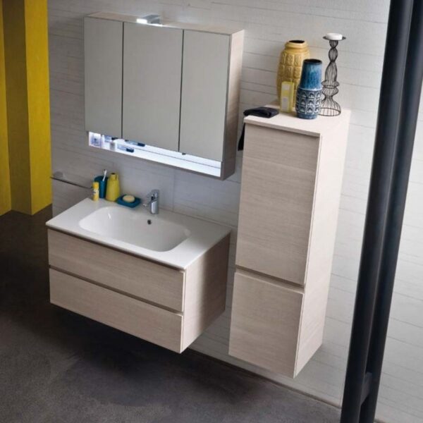 mobile bagno colore seta con cassetti