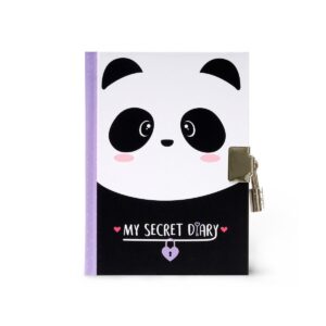 diario segreto lucchetto panda