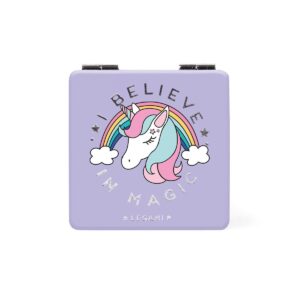 specchietto da borsetta unicorno