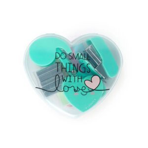 mini set di cancelleria cuore