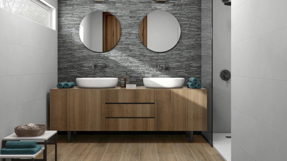 Rivestimento Pietra Teide Gris cm 17x52