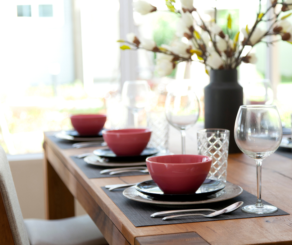 apparecchiare bene la tavola di tutti i giorni