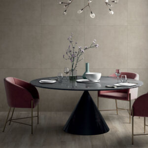 Pavimento effetto cemento taupe 80x80cm