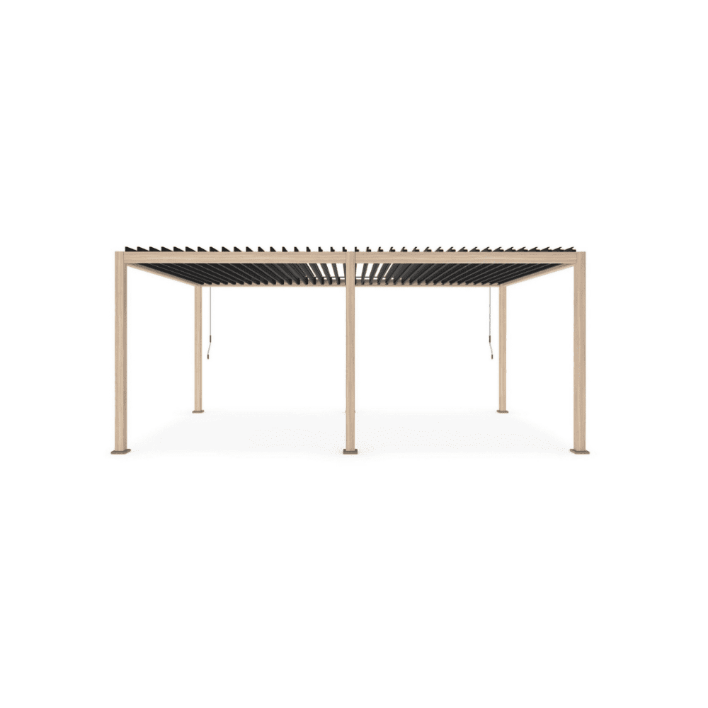 dhom -Pergola Bizzotto Ocean 3.6X6mt natural antracite