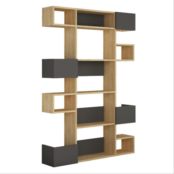 dhom - Libreria Decortie Niho effetto rovere