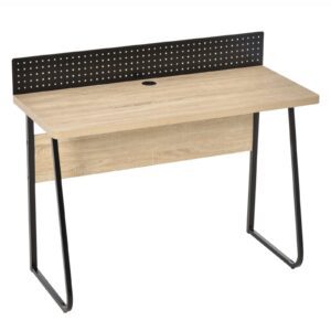 scrivania metallo legno 110x48x90 dhom store