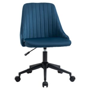 sedia da ufficio ergonomica blu_