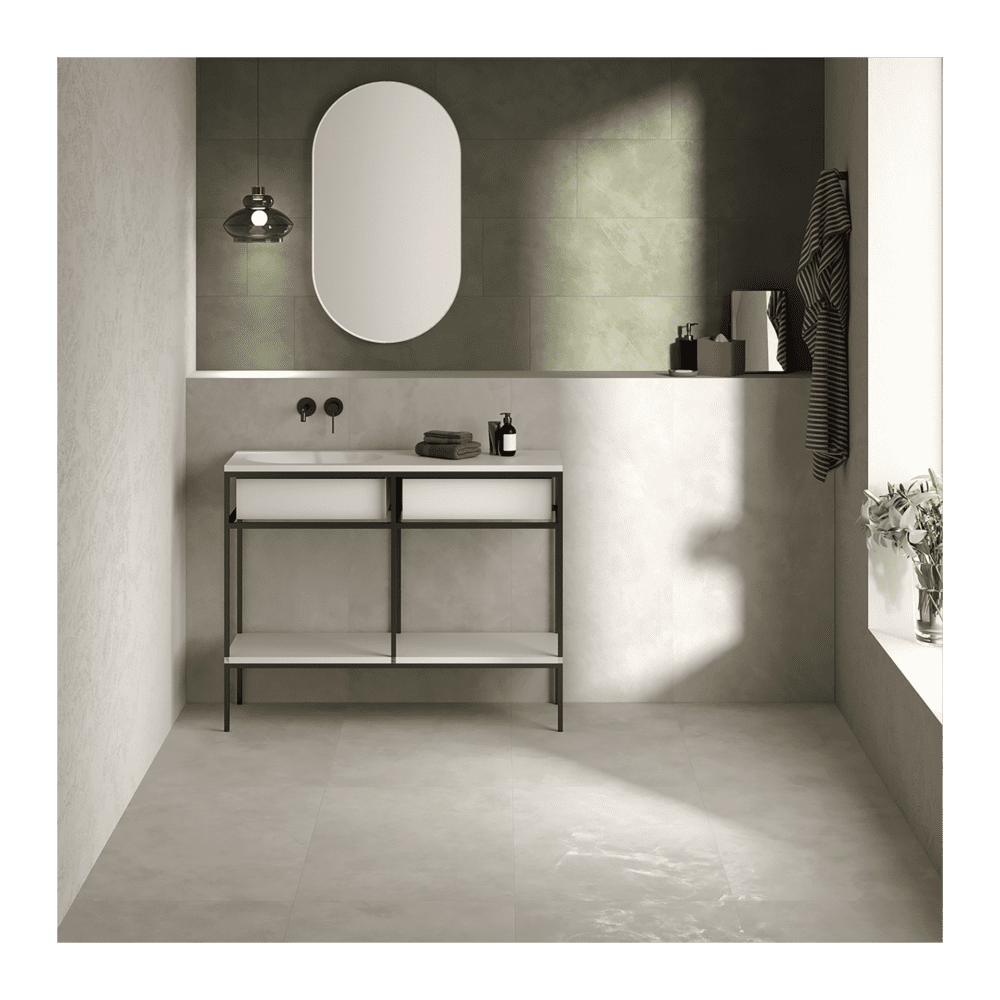 Pavimento effetto cemento Cool almond 60x120