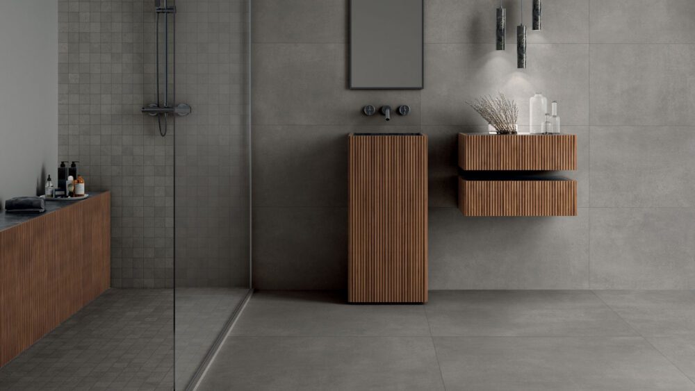 Pavimento effetto cemento smoke