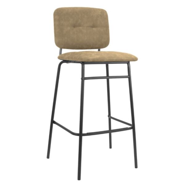Sgabello Rust velluto cappuccino