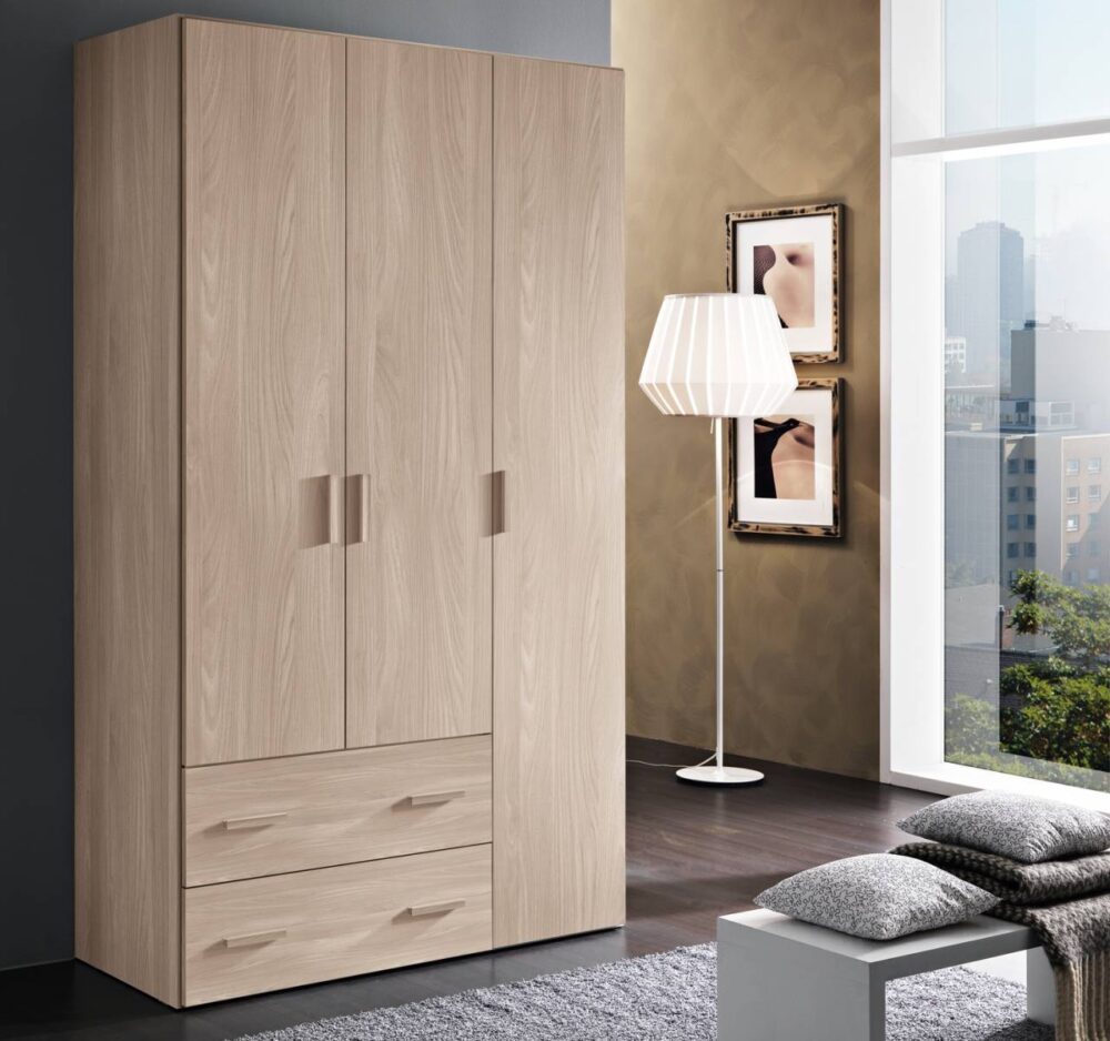 Armadio 3 ante e 2 cassetti Easy