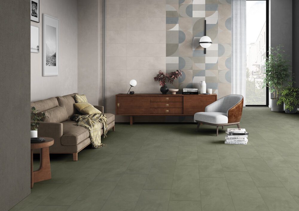 Pavimento effetto cemento Cool circle winter