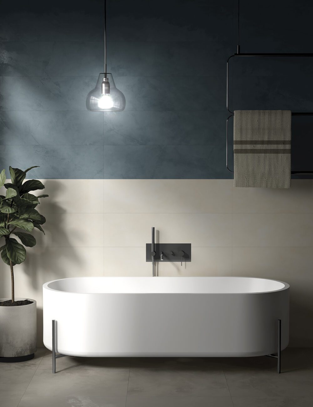 Pavimento effetto cemento Cool Ghost