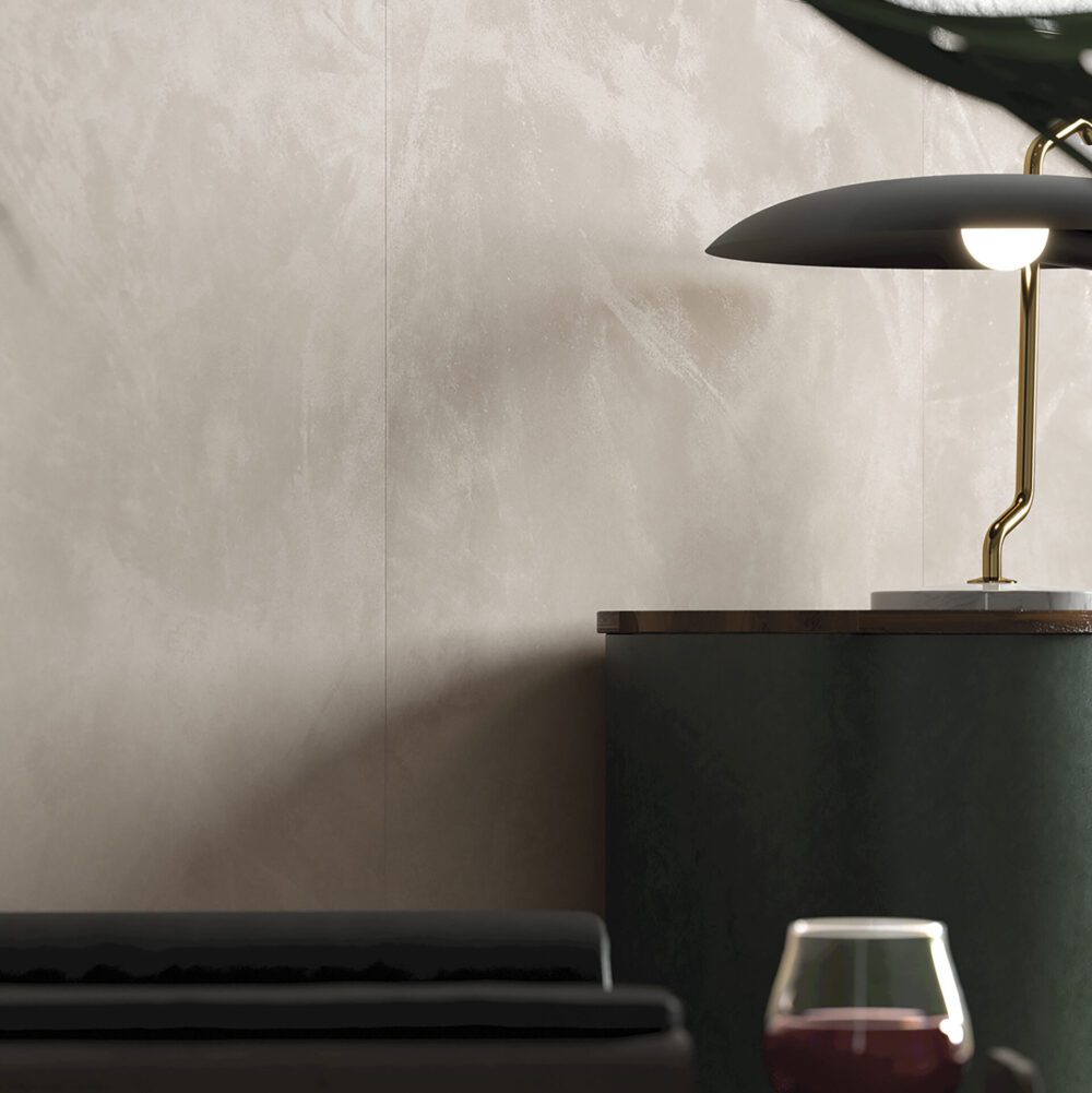 Pavimento Rivestimento effetto cemento Cool almond 30x90