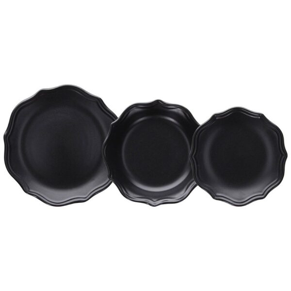 Servizio piatti Tognana Cecile black