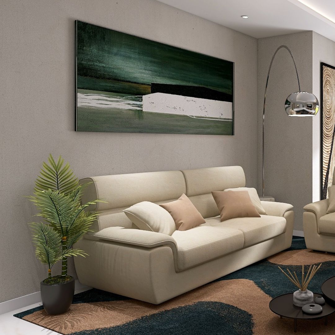 Divano Flora Beige 3 posti Dhom Store ©