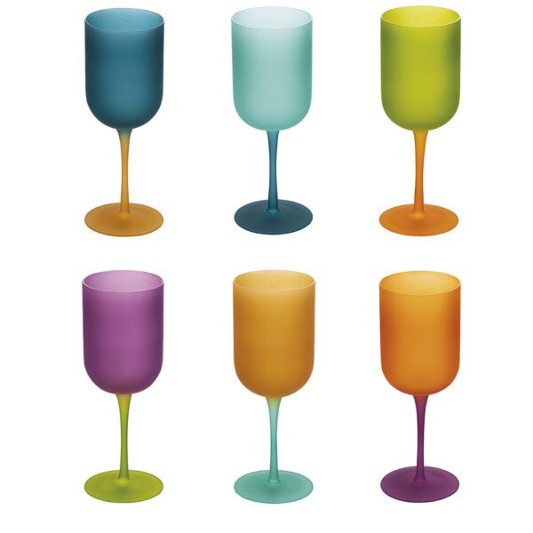 Set 6 calici Color shock