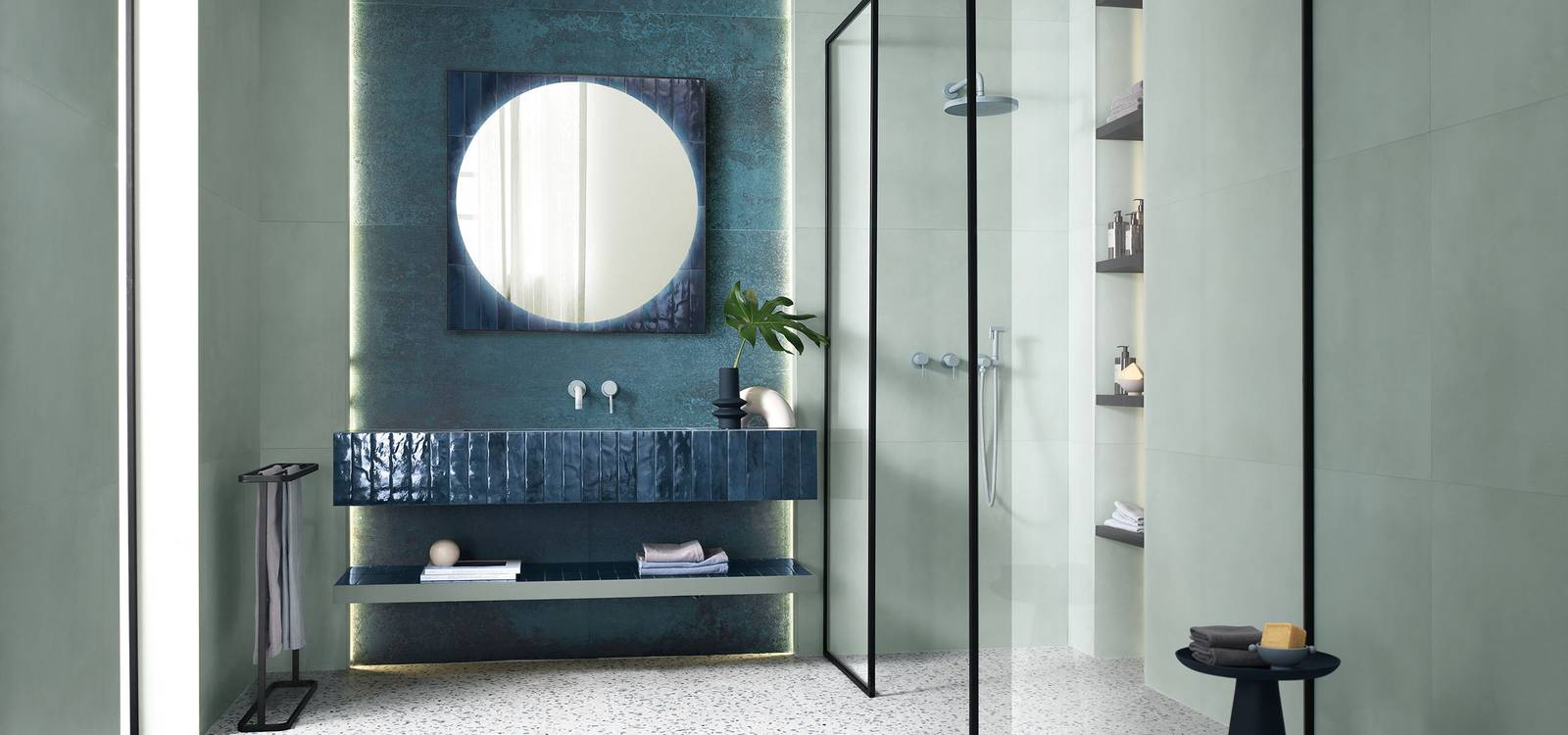 Rivestimento 3D Color mood blue rust