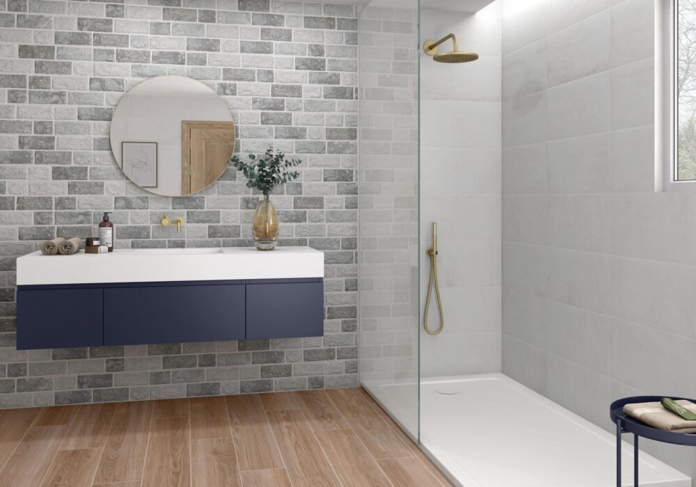 Rivestimento Pietra Toba Gris cm 17x52