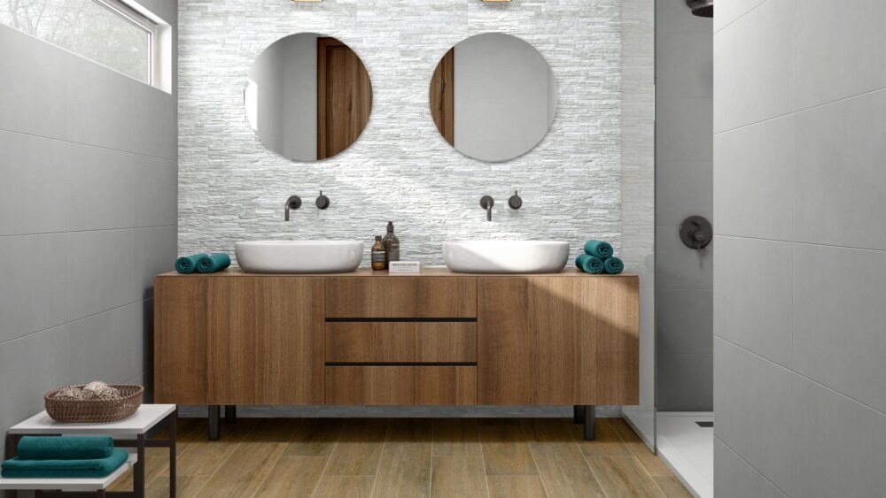 Rivestimento Pietra Teide Neutro cm 17x52