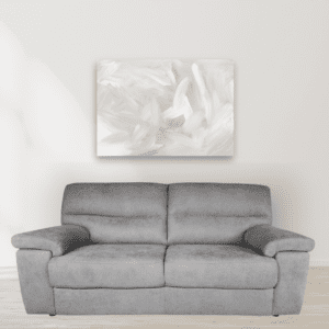 divano flora 3 posti grigio neve